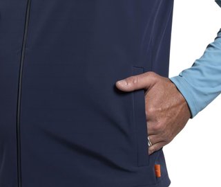KJUS Downswing Wind Gilet pánská vesta, atlanta blue