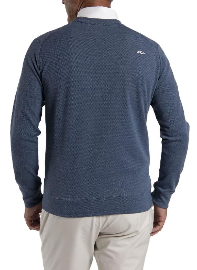 KJUS Essentials Crew Neck pánská mikina, riverbank/atlanta blue