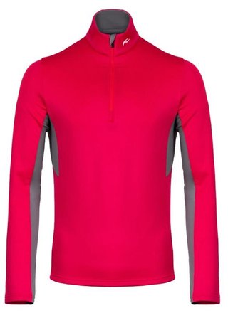 KJUS Hydraulic Midlayer Half-Zip pánská mikina, rhubarb/pewter