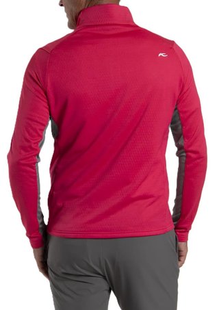 KJUS Hydraulic Midlayer Half-Zip pánská mikina, rhubarb/pewter