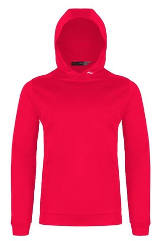 KJUS Kallen Hooded Midlayer pánská mikina, rhubarb