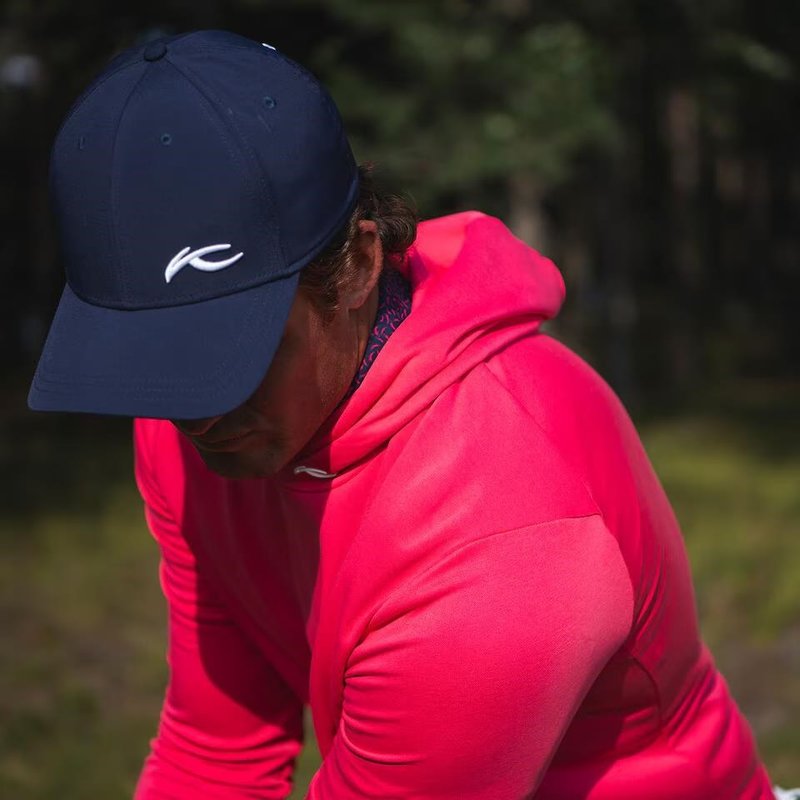 KJUS Kallen Hooded Midlayer pánská mikina, rhubarb