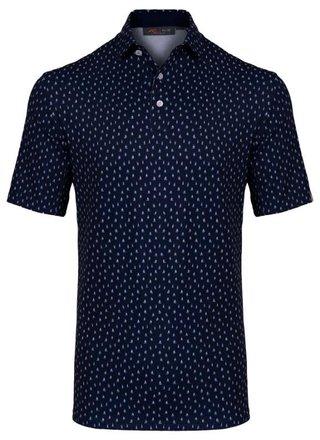 KJUS Golfer pánské polo, atlanta blue/white
