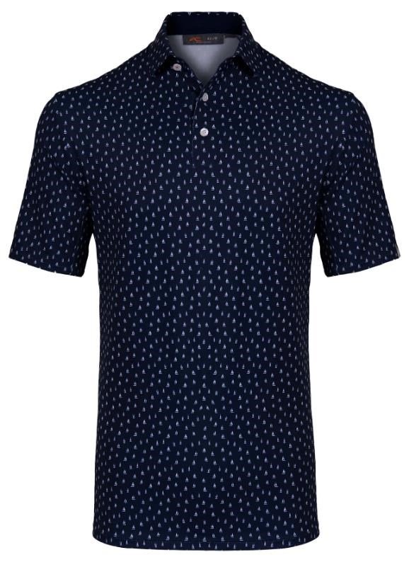 KJUS Golfer pánské polo, atlanta blue/white