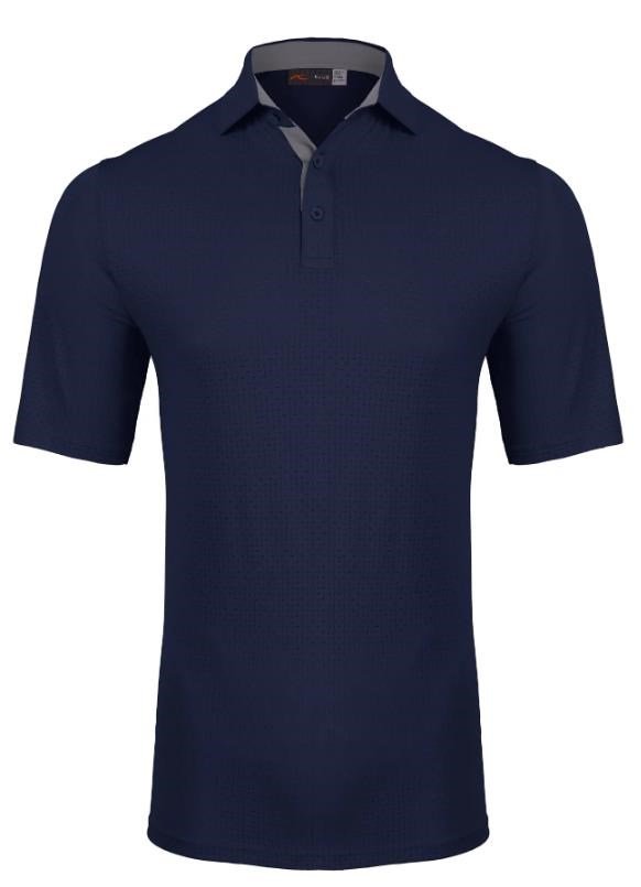 KJUS Savin Structure pánské polo, atlanta blue