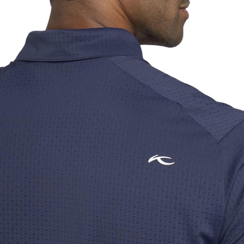 KJUS Savin Structure pánské polo, atlanta blue