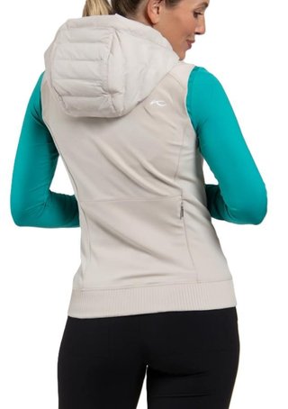 KJUS Sundance Hooded Gilet dámská vesta, oyster