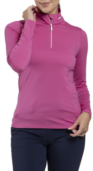 KJUS Collagen Midlayer Half-Zip dámská mikina, peony