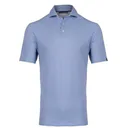 KJUS Hollow Pima Print pánské polo, white/catamaran