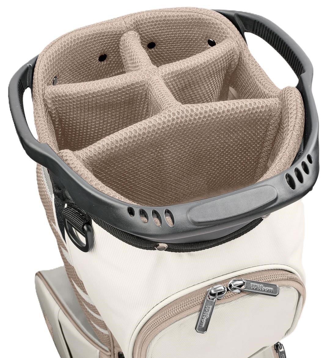 Wilson Aurora dámský stand bag, white/beige