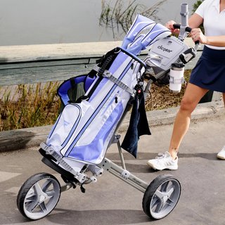 Clicgear 4.5 manuální vozík, tmavě modrý