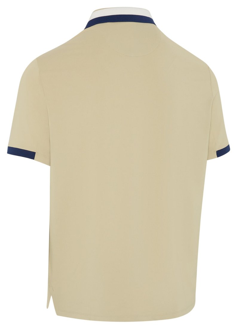 Callaway Mid Century Striped Rib Collar pánské polo, fields of rye
