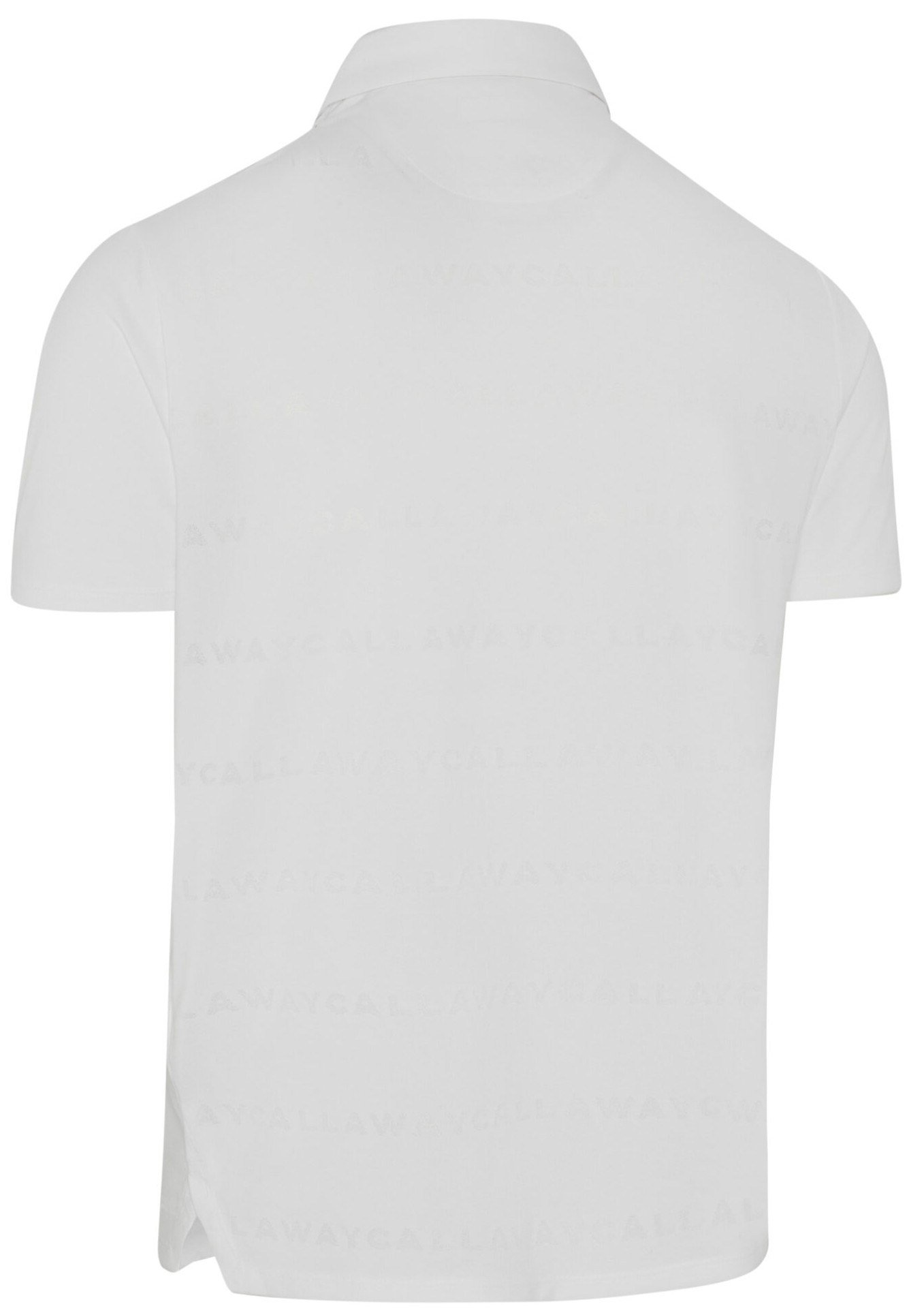 Callaway Mid Century Jacquard pánské polo, bílé