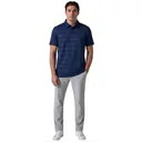 Callaway Mid Century Jacquard pánské polo, tmavě modré