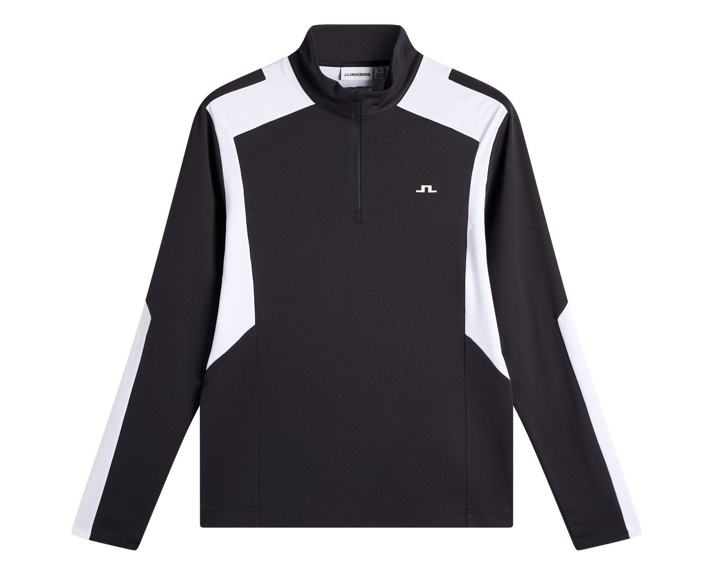 J.Lindeberg Lukas Quarter Zip Mid Layer pánská mikina, černá