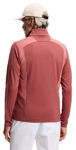 J.Lindeberg Lukas Quarter Zip Mid Layer pánská mikina, apple butter