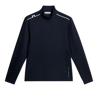 J.Lindeberg Leon Quarter Zip Mid Layer pánská mikina, JL navy