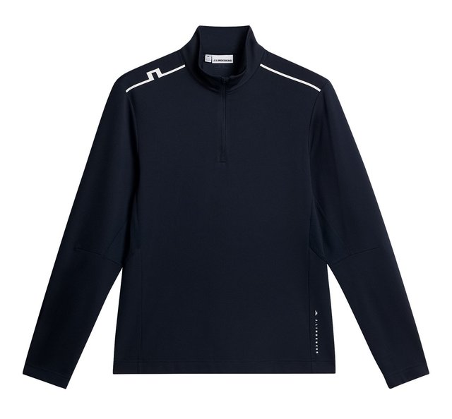 J.Lindeberg Leon Quarter Zip Mid Layer pánská mikina, JL navy