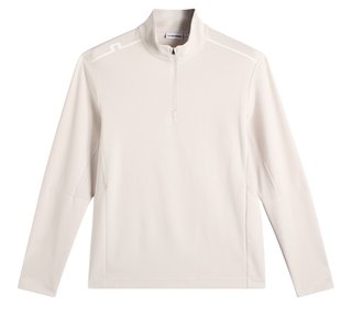 J.Lindeberg Leon Quarter Zip Mid Layer pánská mikina, moonbeam