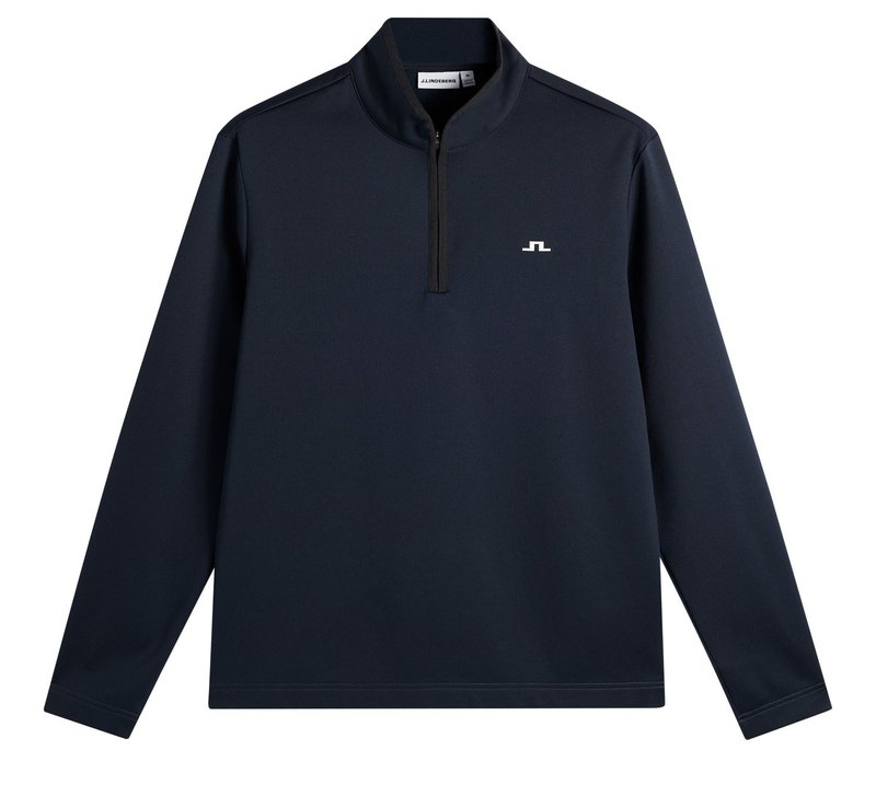 J.Lindeberg Clide Quarter Zip Mid Layer pánská mikina, JL Navy