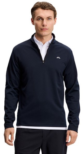 J.Lindeberg Clide Quarter Zip Mid Layer pánská mikina, JL Navy