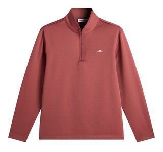 J.Lindeberg Clide Quarter Zip Mid Layer pánská mikina, apple butter