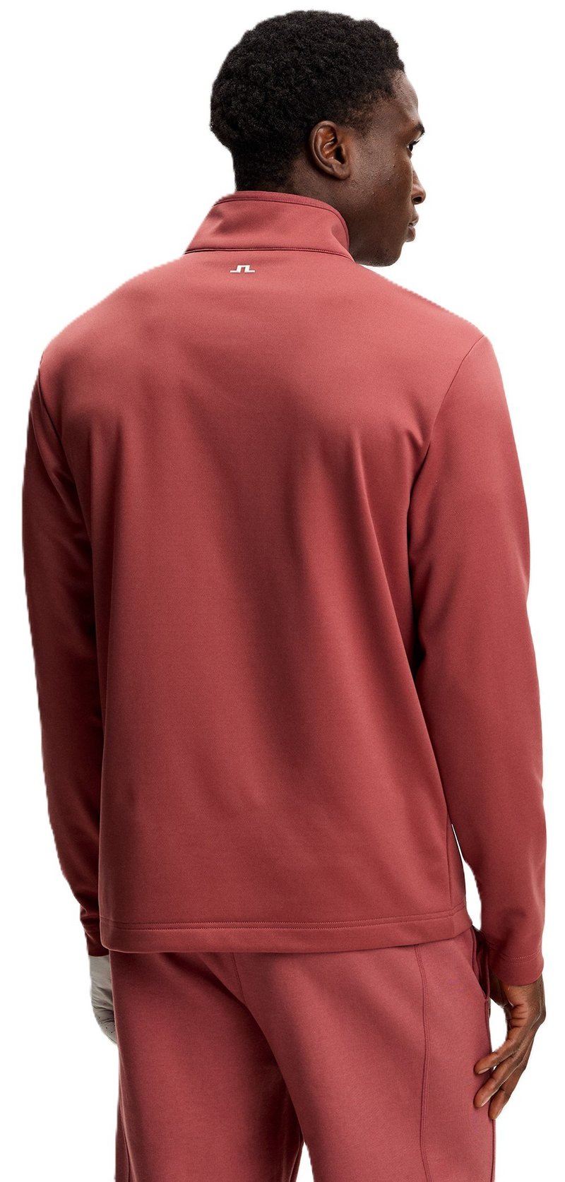 J.Lindeberg Clide Quarter Zip Mid Layer pánská mikina, apple butter