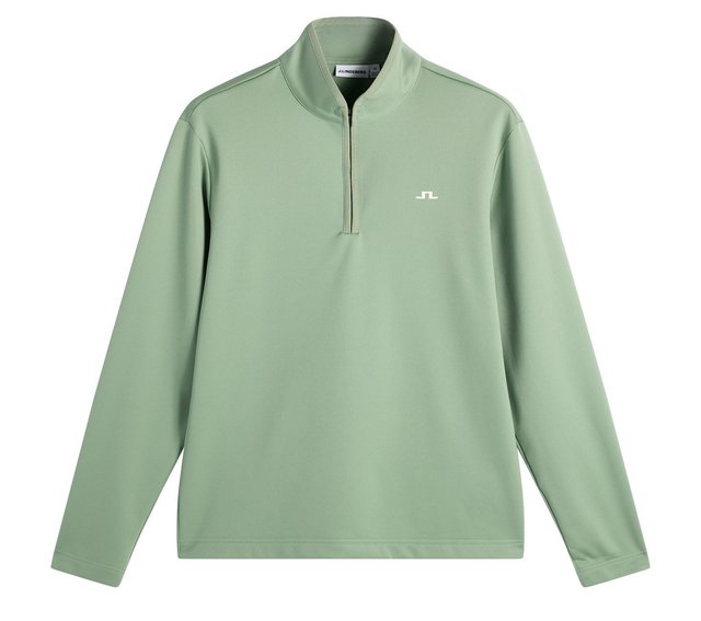 J.Lindeberg Clide Quarter Zip Mid Layer pánská mikina, hedge green
