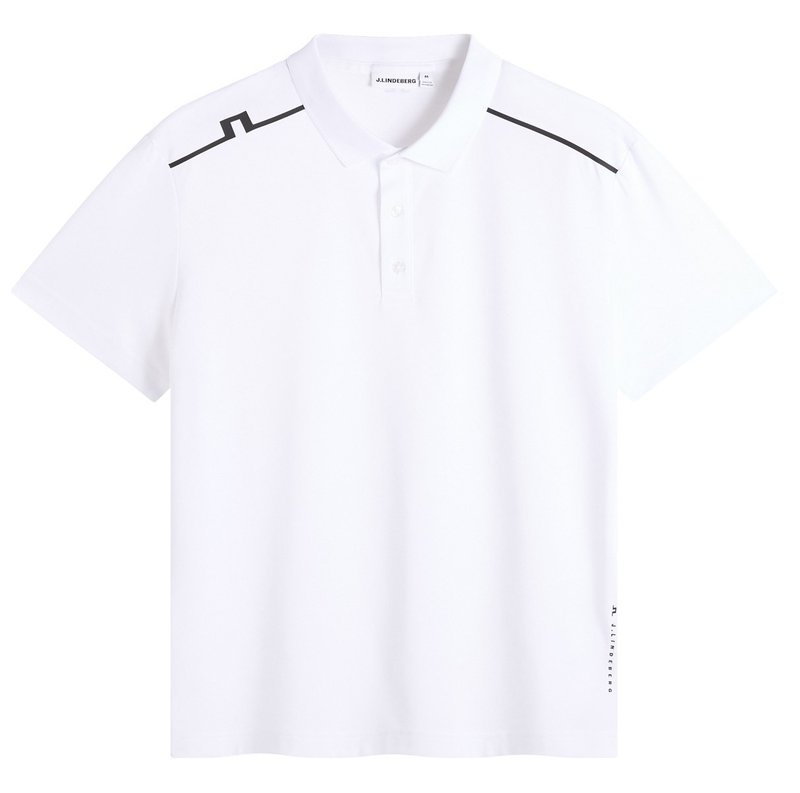 J.Lindeberg Lionel pánské polo, bílé