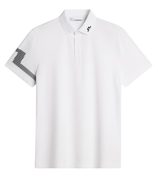 J.Lindeberg Heath pánské polo, bílé