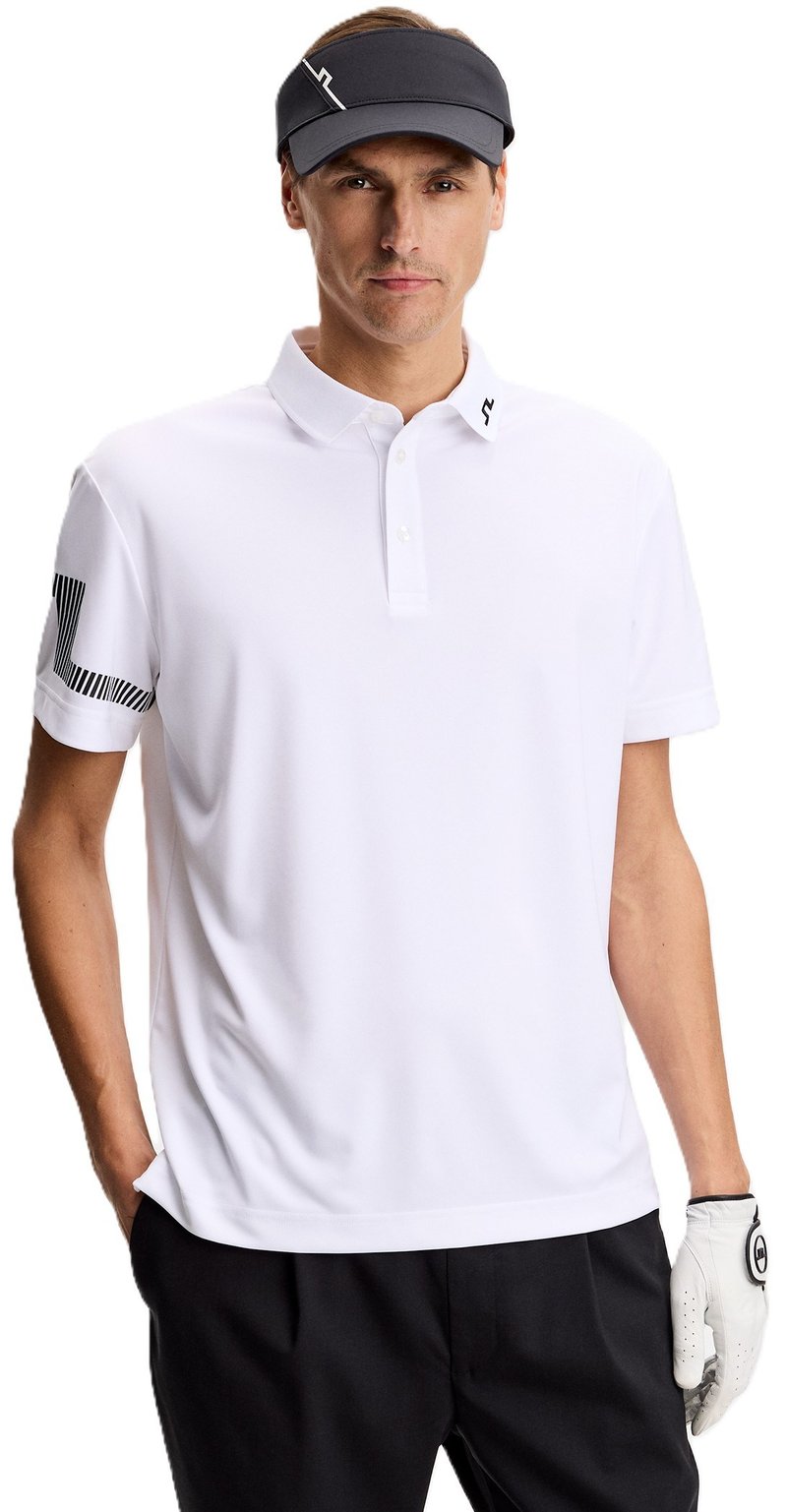 J.Lindeberg Heath pánské polo, bílé