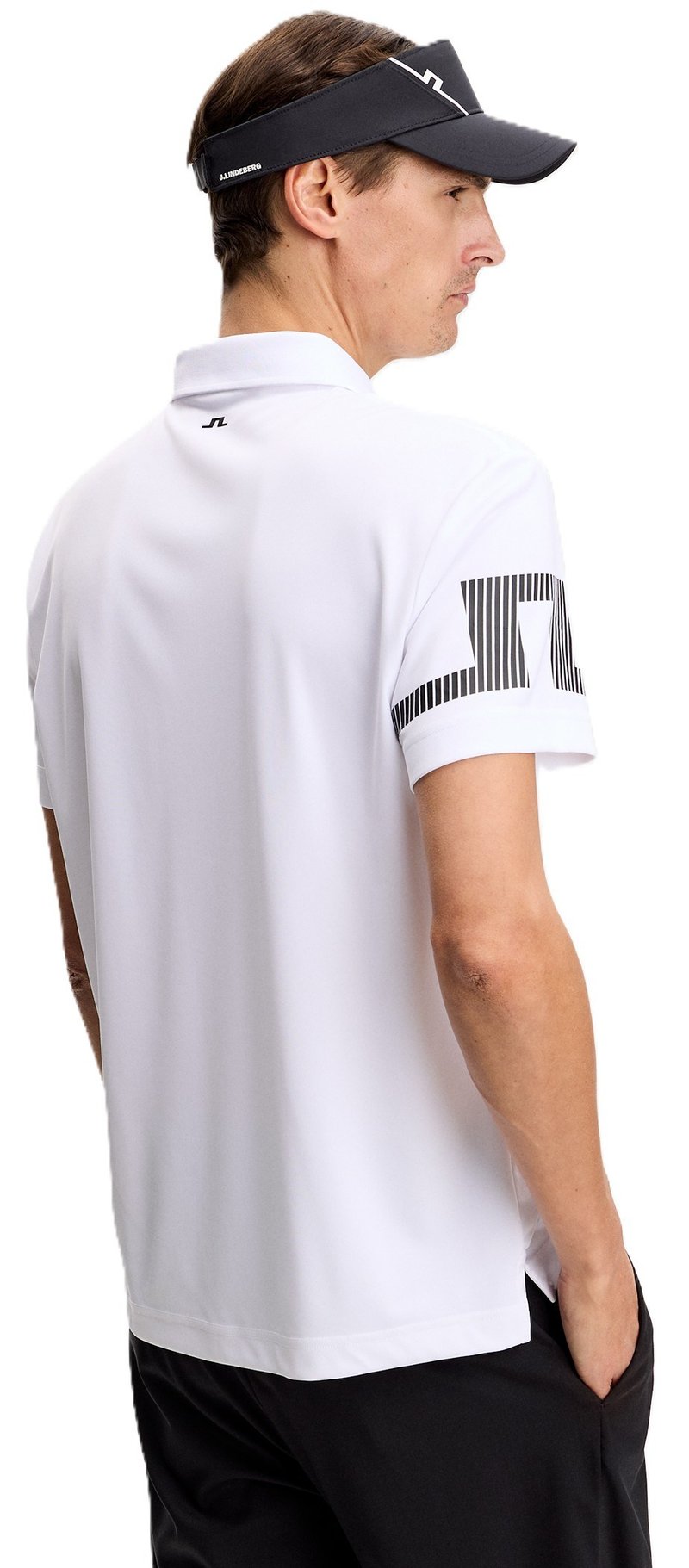 J.Lindeberg Heath pánské polo, bílé