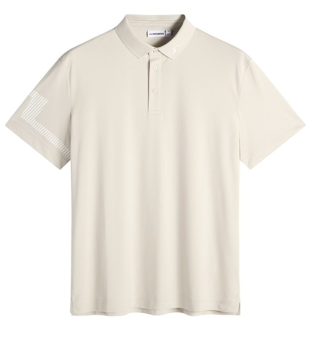 J.Lindeberg Heath pánské polo, moonbeam