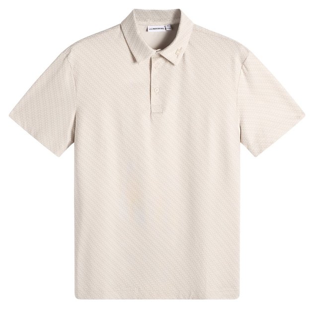 J.Lindeberg Tod Print pánské polo, flight bridge moonbeam