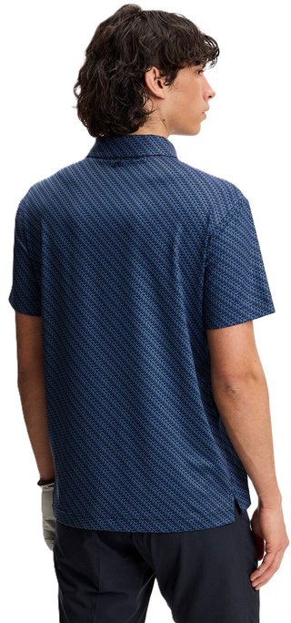 J.Lindeberg Tod Print pánské polo, flight bridge navy fed