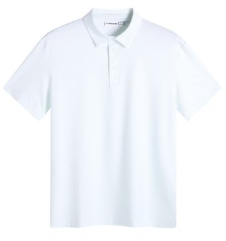J.Lindeberg Tod Print pánské polo, flight bridge white sky