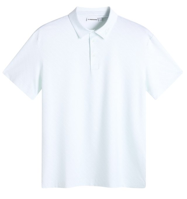 J.Lindeberg Tod Print pánské polo, flight bridge white sky