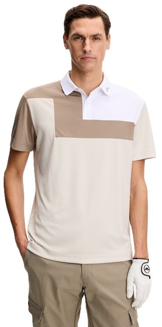 J.Lindeberg Rody pánské polo, moonbeam