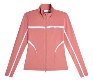 J.Lindeberg Janice Mid layer dámská mikina, withered rose
