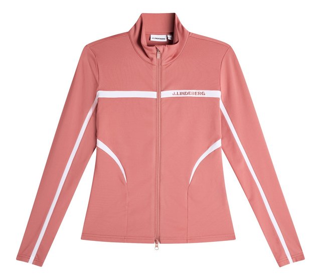 J.Lindeberg Janice Mid layer dámská mikina, withered rose