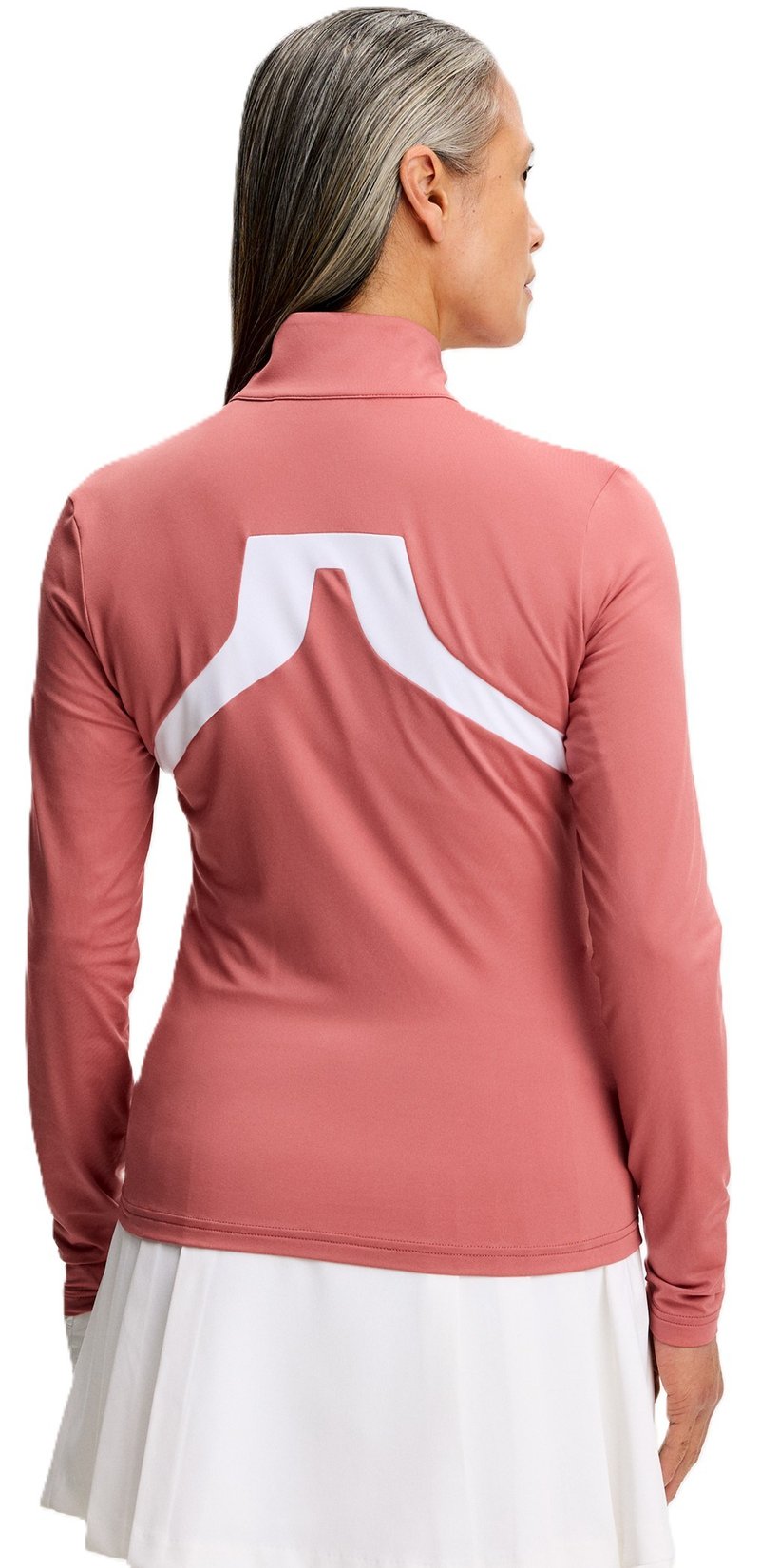 J.Lindeberg Janice Mid layer dámská mikina, withered rose