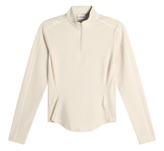 J.Lindeberg Adiola Quarter Zip Mid Layer dámská mikina, moonbeam
