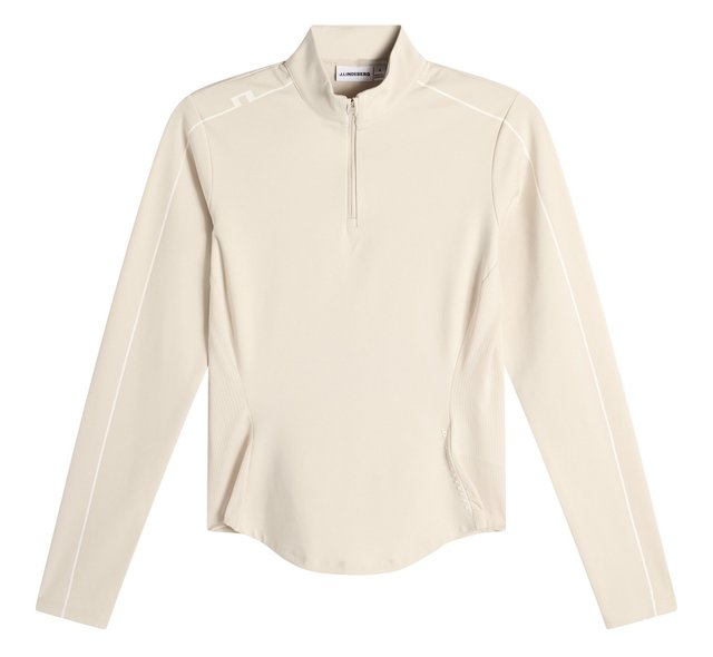 J.Lindeberg Adiola Quarter Zip Mid Layer dámská mikina, moonbeam
