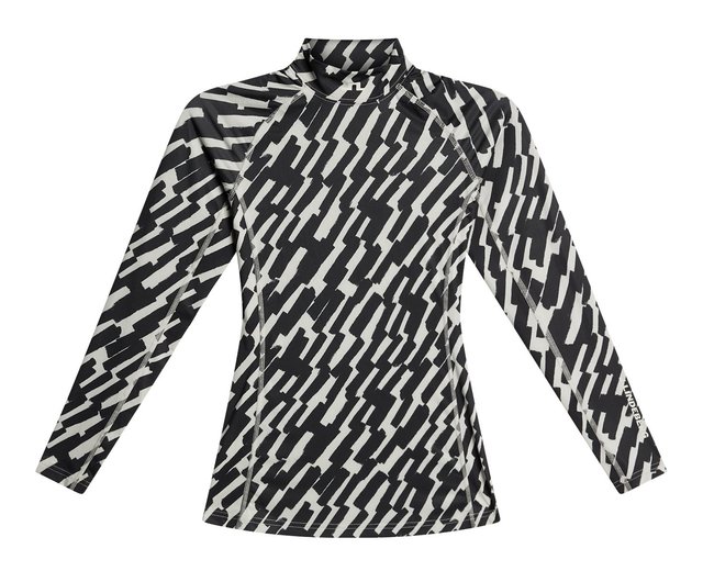J.Lindeberg Ella Print Soft Compression dámský top, oak moonbeam