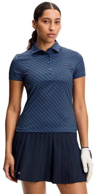 J.Lindeberg Caitlyn dámské polo, flight bridge navy fed