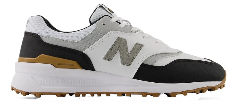 New Balance 997 SL pánské golfové boty, bílo/černé