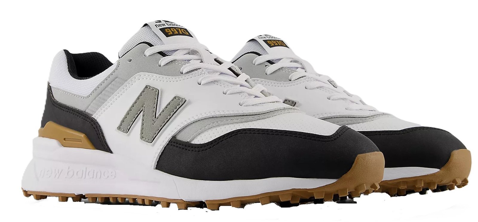New Balance 997 SL pánské golfové boty, bílo/černé
