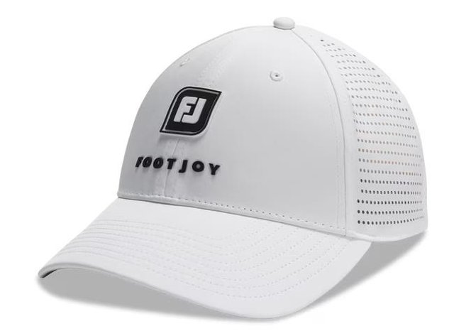 FootJoy Perforated Trucker pánská kšiltovka, bílá