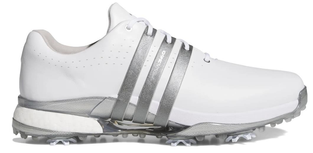 Adidas Tour360 24 pánské golfové boty, white/iron metal/silver
