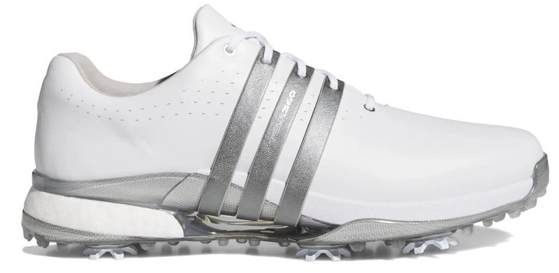 Adidas Tour360 24 pánské golfové boty, white/iron metal/silver